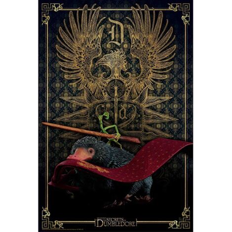 Fantastic beasts - poster « niffleur pickett » roulé filmé (91.5x61) (1/3)