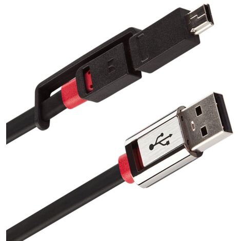 Monster MM Connect2 Câble 2 en 1 Micro/Mini USB Noir (1/2)