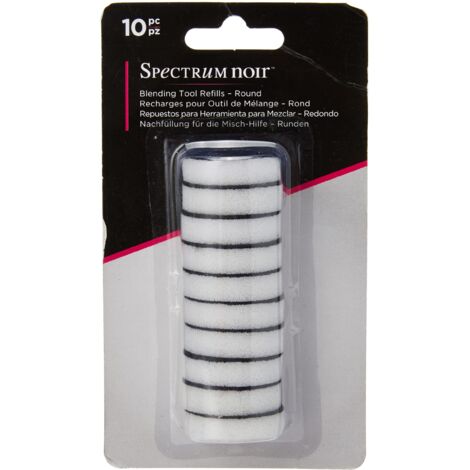 Spectrum Noir SN Blend Recharge d'outil ronde, blanc, taille unique (1/4)