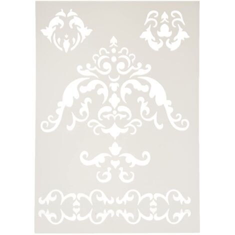 Efco 9320708 Pochoir décoratif 5 Motifs DIN A 5 21 x 15 x 1 cm