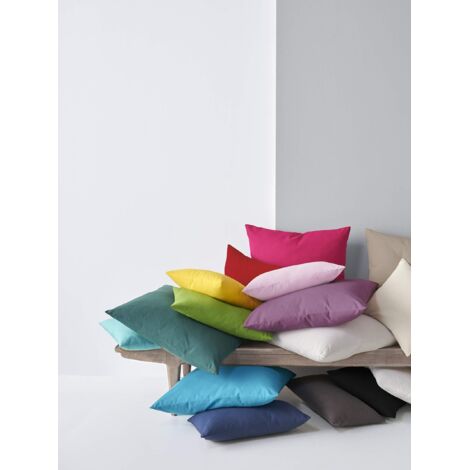 Today 257482 Coussin Déhoussable Coton Réglisse/Noir 40 x 40 cm (1/4)