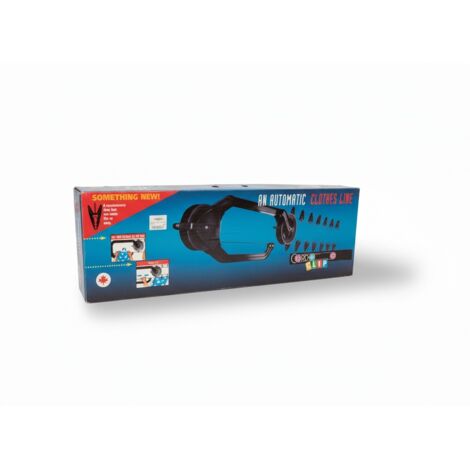 CORDO CLIP - Corde à linge automatique - Modèle 500 - Kit complet avec poulies et câble gainé - 5.5 kg - Système à poulie facilitant l'étendage - Fabrication Canada - Voir photos pour détails (1/4)