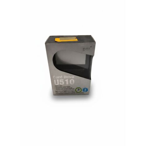 PQI - Clé USB Card Drive U510 - 1 GB - Format carte de crédit 3mm - Aluminium brossé - Voir photos (1/5)