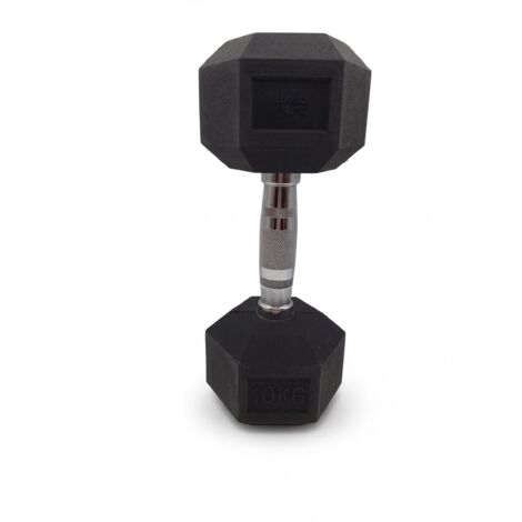 CRIVIT - Haltère hexagonal - 10 kg - Poignée ergonomique moletée - Voir photos