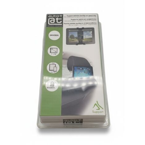AUTO-T - Support tablette tactile sur appui-tête - 7 à 10 pouces - 140 à 210 mm - Réf 540121 - Rotation 360 - Systèmes Quick et Security Lock - Universel compatible iPad et iPad Mini - Voir photos pou (1/5)