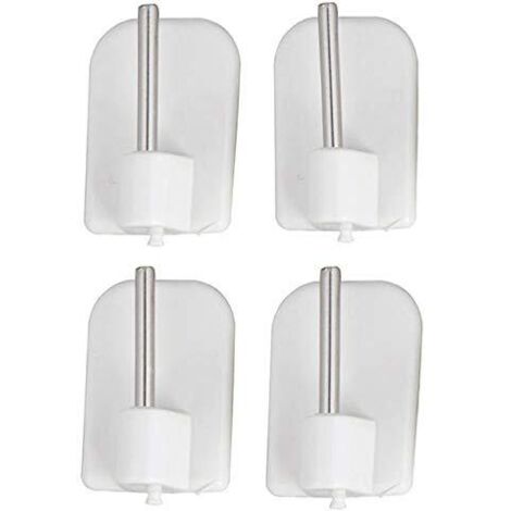 ATELIERS 28 Supports - Crochets adhésifs/Autocollant pour Tringle de vitrage - (Blanc Lot de 20) (1/4)