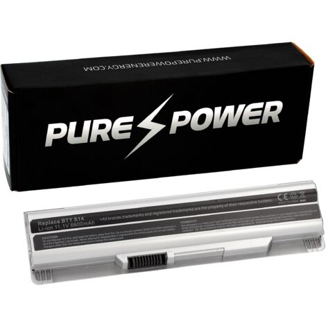Pure Power Batterie pour Ordinateur Portable MSI A6500 6600 mAh 11.1V argent (1/5)