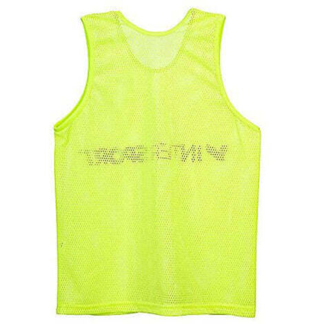 Lot de 5 Surmaillots de sport - INTERSPORT - Taille M - Jaune Fluo - Haute visibilité - Neuf sous blister - Voir photos (1/4)
