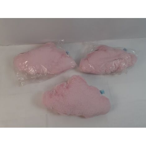 [Lot de 3] - BABY NAT' - Coussins nuages - Peluche rose douce - Décoration chambre enfant - Voir photos (1/4)