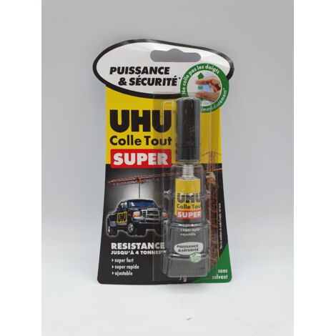 UHU - Colle Tout SUPER - 7g - Puissance 4 tonnes - Ajustable et sans odeur - Voir photos (1/5)