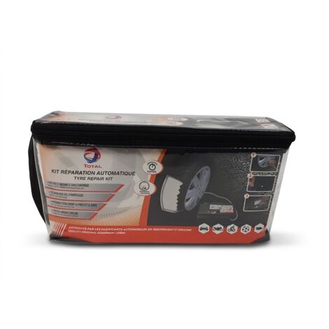 TOTAL - Kit de réparation automatique - Compresseur 15A et Gel 440ml - Réparation sans démontage - Voir photos (1/5)