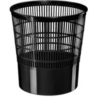 Poubelle Grillagée Noire 16L - Idéale pour le Bureau, l'École et la Maison