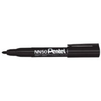 Pentel Green-Label Marqueurs Permanents Noir Ogive 1.3 mm (Lot de 3)