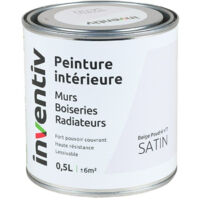 Peinture Intérieure INVENTIV - Beige Poudré N°7 - Satin