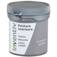 Testeur Peinture Intérieure Satin Gris Graphite 4 - INVENTIV