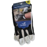 GAHIBRE - Gants de protection - Cuir fleur et textile - Taille 8 - Haute dextérité - Voir photos