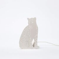 The Leopard Lamp Ivory