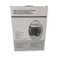 OFFICE DEPOT - Mini chauffage électrique soufflant céramique - 1500W - Oscillant et compact - Idéal bureau - Voir photos