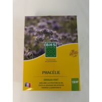 BHS Semences de Phacélie - Engrais Vert - Améliore le sol, réduit les nitrates, favorise la biodiversité - Couvre 100 m² - Origine Française - 100% Naturel - Voir photos pour détails - NEUF