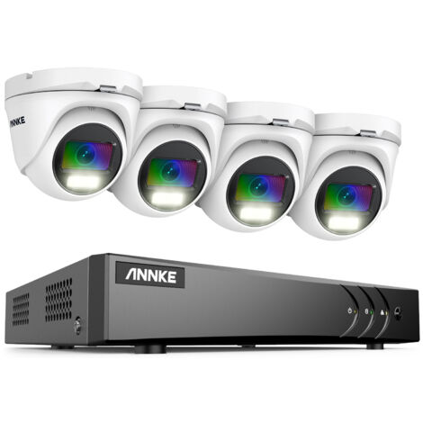 ANNKE Kit de Vidéosurveillance DVR 42MP Couleur Vision Nocturne Surveillance Distance Imperméable Sécurité CCTV Caméra Système (1/5)