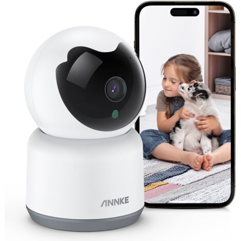 Telecamera di Sorveglianza WiFi Esterna 360° con Visione Notturna a Colori e Infrarossi IR