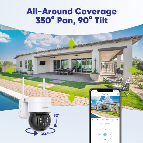 Eufy Security Cam S120 Luce Solare Parete (2 Pezzi) - Telecamera Wireless Esterna Con Pannello Solare, Faretto LED, Visione Notturna A Colori, AI, IP65