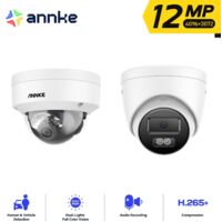 Annke – Caméra de surveillance 12MP intérieure/extérieure – Vision nocturne couleur – Détection de personnes et véhicules – IP67 étanche – Accès à distance
