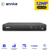 Annke – Enregistreur vidéo réseau 12MP POE – Prise en charge 8 caméras de sécurité IP – Système de vidéosurveillance haute définition – Disque dur non inclus - IP 12 MP