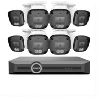 SANNCE 5MP 8 Channel PoE Security Camera System with Outdoor Smart IR Night Vision IP67