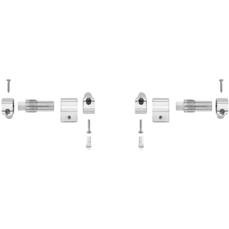 Roca – Jeu de charnières pour abattant WC rembourré – Fixation progressive – Compatible avec séries America, Beyond, Carmen, Happening, Hall, Sidney