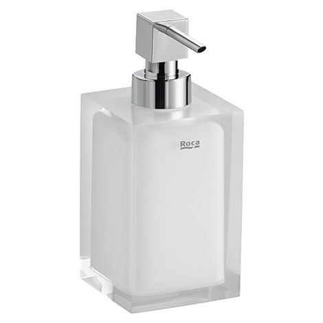 Distributeur de savon de comptoir ICE - ROCA Finition : Blanc (1/3)