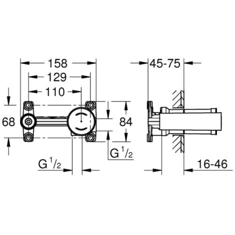 Corps universel 1/2" - GROHE