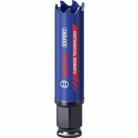 Bosch – Scie trépan carbure pour bois dur et métal – Ø20 mm – Adaptation sur perceuse 10/13mm – Capacité de coupe 60mm – 2608900419