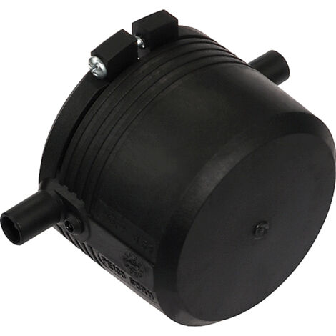 Bouchon électrosoudable d63 PE100, SDR11, PN10 gaz/PN16 eau (1/2)