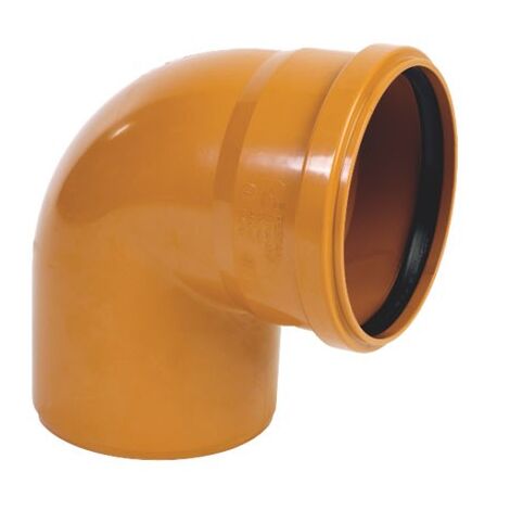 Coude PVC M-H 87º - CREARPLAST Dimensions : 315x87 mm