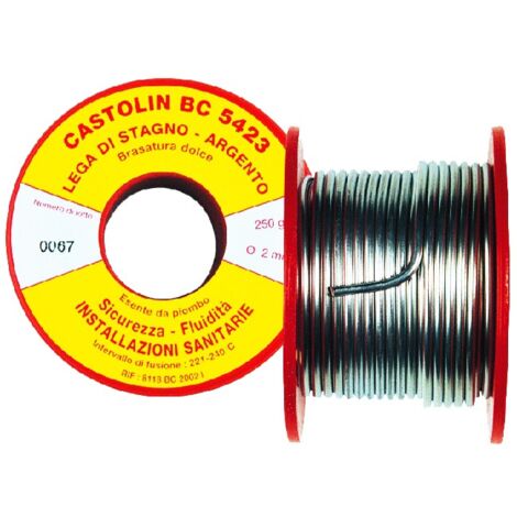 Bobine à souder en cuivre 5423 BC - CASTOLIN Poids : 250 g (1/2)