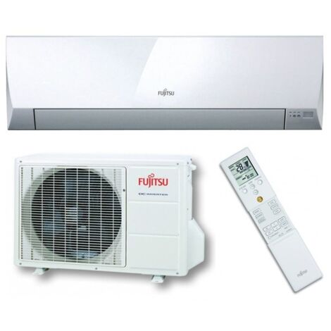 Fujitsu – Climatiseur réversible 3,4 kW – Technologie Inverter – Mode Super Quiet – Classe énergétique A++ – Pour espaces jusqu'à 40m² (1/2)