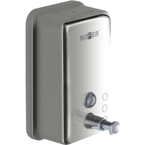 Distributeur vertical de savon liquide avec réservoir en ABS 1200 ml - NOFER Finition : brillante (1/2)