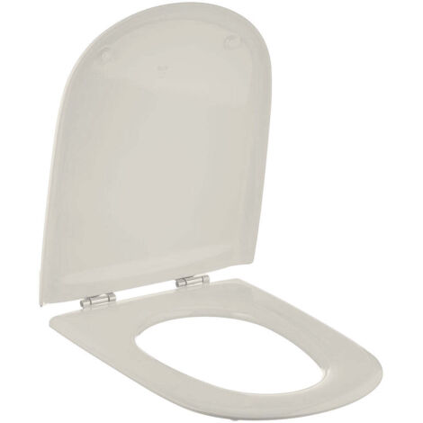 Tapa abattant WC GIRALDA A801461174 – Plastique étain – Couleur pergamon – Fixations incluses pour modèle Roca (1/5)
