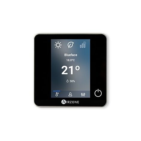 Airzone Flexa 3.0 Blueface Zero thermostat filaire - AIRZONE Couleur : Noir