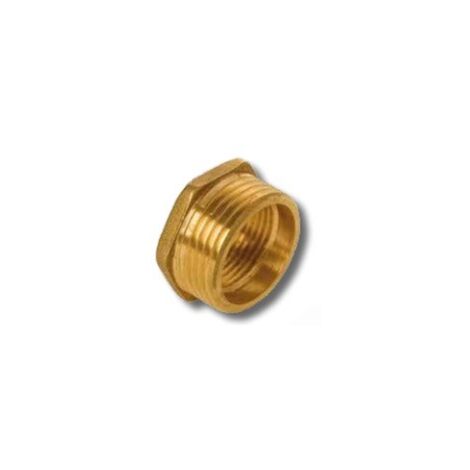 Réduction hexagonale M-H - INYECTOMETAL Dimensions : 1" x 1/2".