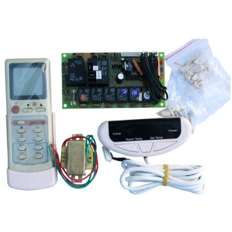 Carte électronique universelle pour climatiseurs sans inverseur – 6 relais pour manœuvres – Fonction auto-démarrage – Accessoire de climatisation – Proinco - ELC-6