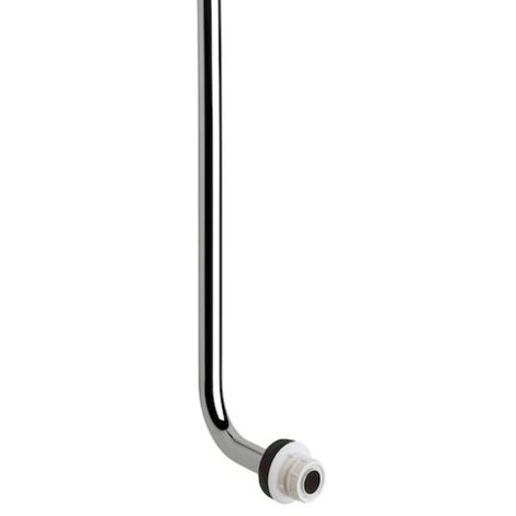 Roca – Tube d'écoulement courbé 3/4" pour toilettes – Finition chromée – Économie d'eau et durabilité – Compatible avec chasses d'eau AQUA