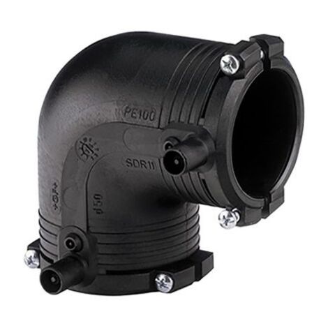 Coude électrosoudable 63mm - GEORG FISCHER Caractéristiques : 90° 90