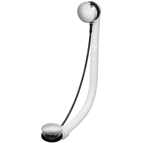 Ensemble auto-vidant Ø52 mm sans siphon pour baignoires AQUA - ROCA Couleur : Chrome