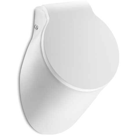 Roca – Urinoir en porcelaine avec arrivée d'eau arrière et couvercle – Compatible avec robinets temporisés AVANT, INSTANT, FLUENT – Design moderne