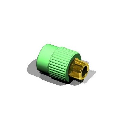 Raccord droit RM-H Green Pipe - AQUATHERM Dimensions : Ø20mm x 3/4" x 3/4 (1/2)