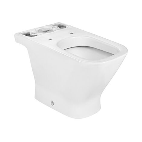 Roca – Cuvette à poser sortie par le bas – WC à évacuation verticale – Largeur 650mm, Hauteur 365mm – Céramique blanche – Garantie 2 ans - A342478000