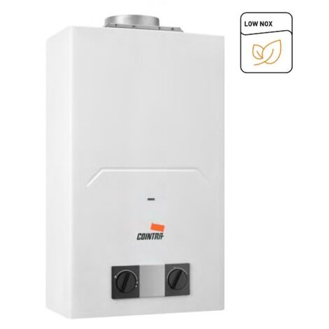 Chauffe-eau gaz instantané 6 L – Allumage électronique sans flamme – Émissions NOx réduites – Installation extérieure – Cointra