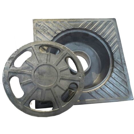 Puisard de drainage en aluminium Dimensions : 30x30 cm